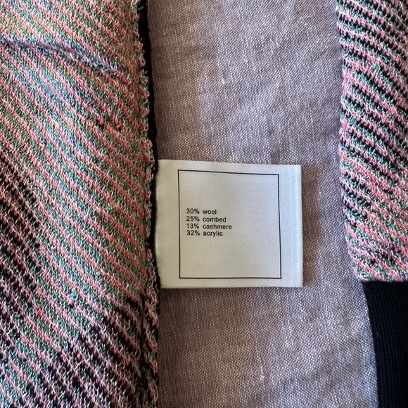 Chanel multi color black gold sweater 40 S Small - Picture 4 of 11